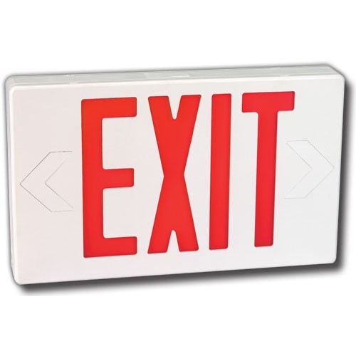 Approved for Canada TCP Red LED Exit Sign with Battery 20783D 
